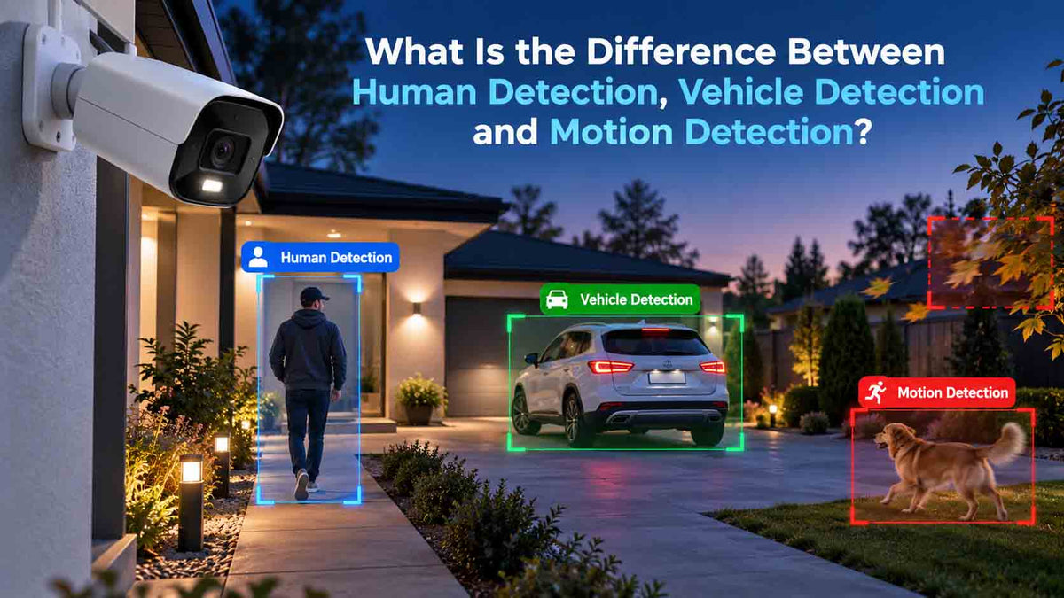 What Is the Difference Between Human Detection, Vehicle Detection and Motion Detection?