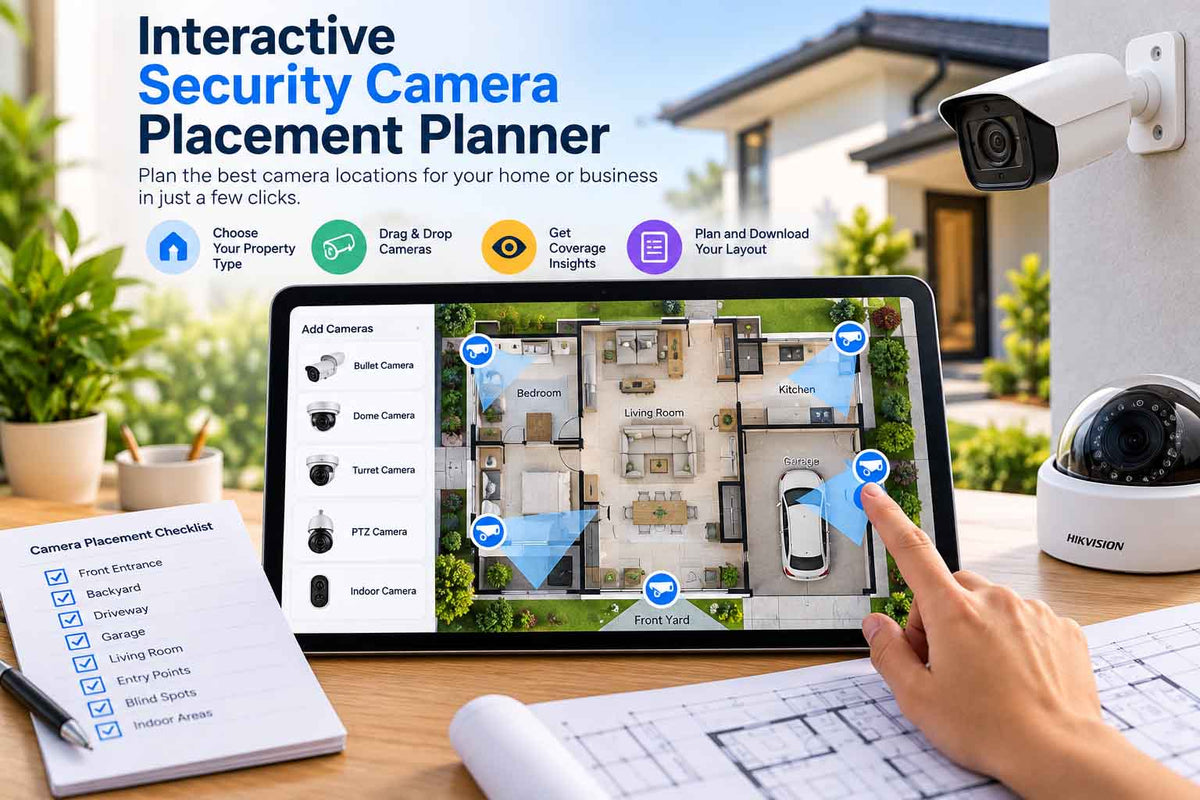 Where to Place Security Cameras Around Your Home: Interactive Placement Planner