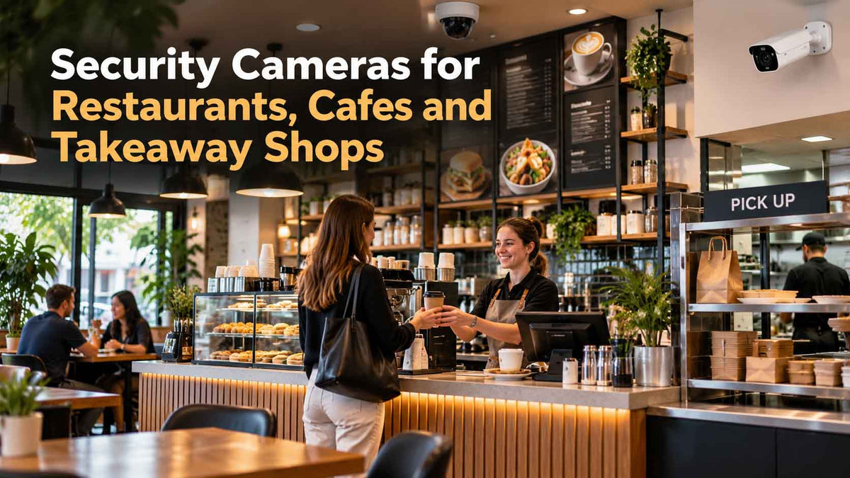 Security Cameras for Restaurants, Cafes and Takeaway Shops in Australia