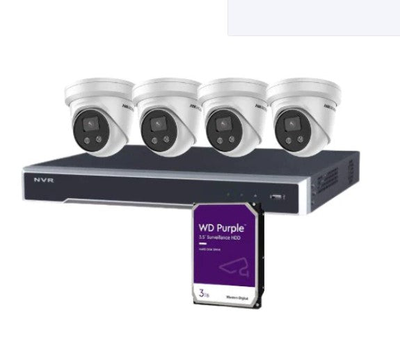 hikvision 4 camera kits