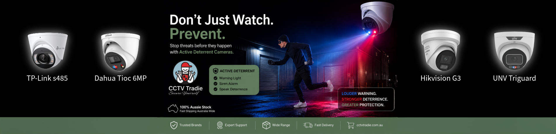 Active Deterrent CCTV Cameras