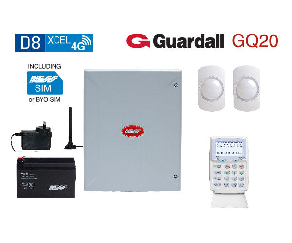 नेस D8XCEL 4G KPX+ KP और गार्डॉल GQ20 क्वाड पीर किट