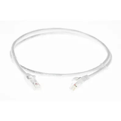 4Cabling 2.5m RJ45 CAT6 Ethernet Network Cable | White | High-Performance Patch Lead with Gold-Plated Connectors