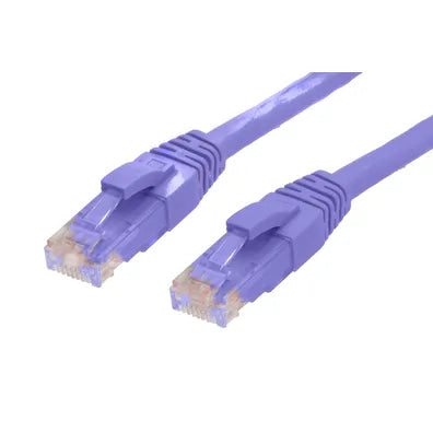 4Cabling 20m RJ45 CAT6 Ethernet Network Cable – Purple | High-Performance Gigabit LAN Patch Lead | SKU 004.002.4022