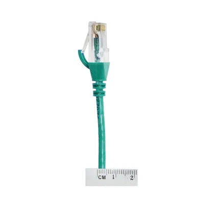 0.75m CAT6 Ultra Thin LSZH Ethernet Network Cable | Green