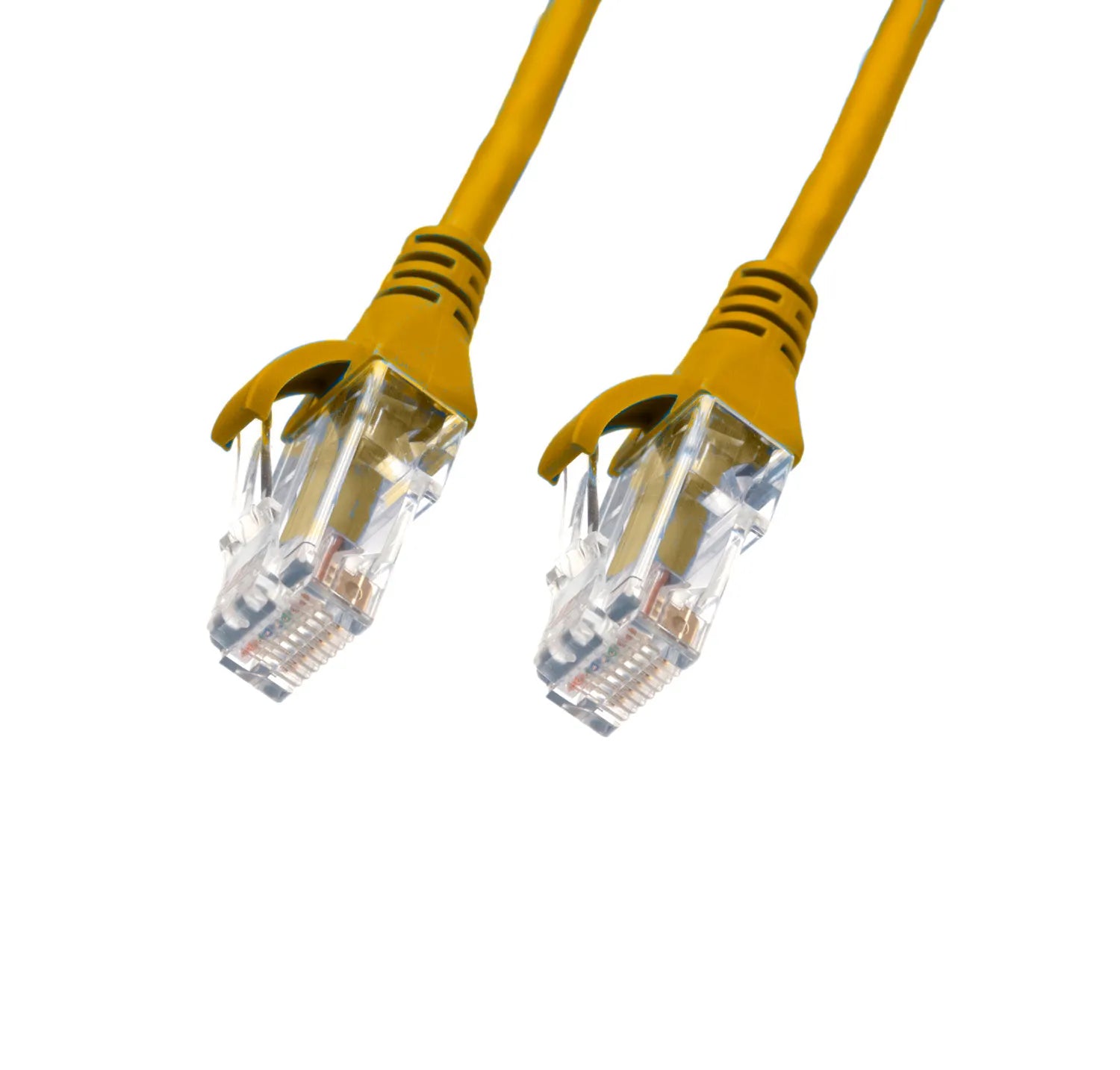 4m CAT6 Ultra Thin LSZH Ethernet Network Cable – Yellow | 28AWG | High-Density | 10GbE | SAA Certified | 100% Copper
