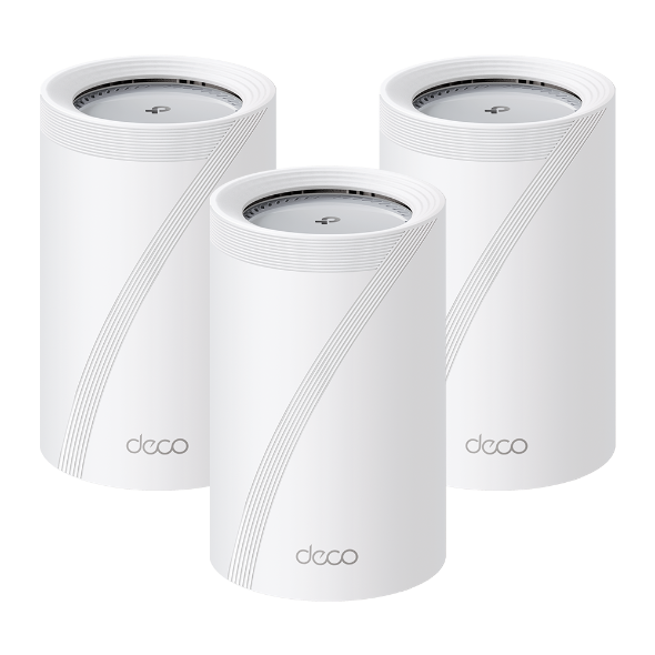 TP-Link Deco BE65 Pro (3-Pack) BE11000 Tri-Band Whole Home Mesh Wi-Fi 7 System with 5GbE, 2.5GbE & 6GHz Band - CCTV Importers