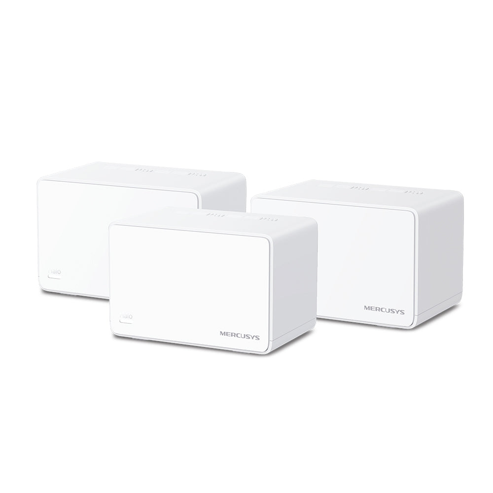 MERCUSYS Halo H80X AX3000 Whole Home Mesh Wi-Fi 6 System | Seamless Coverage up to 7,000 ft² – 3-Pack