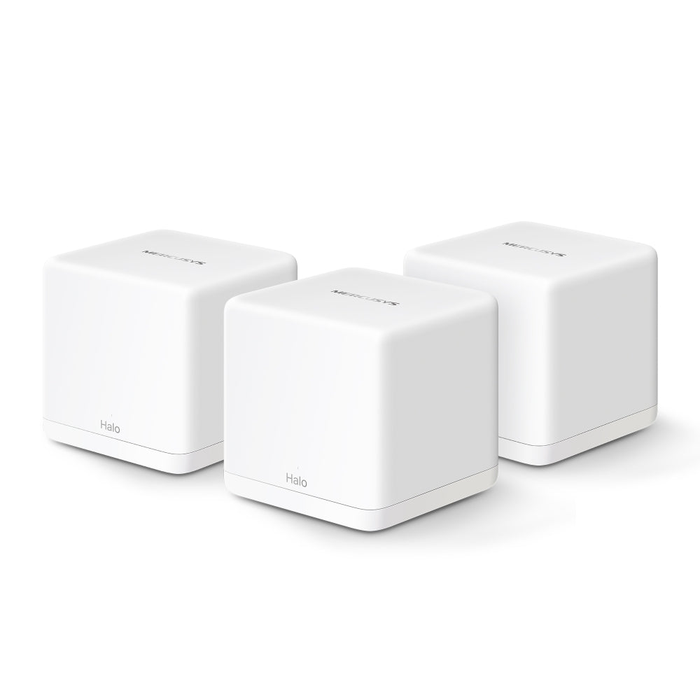 MERCUSYS Halo H60X AX1500 Whole Home Mesh WiFi 6 System – 3-Pack | Dual Band Mesh, Seamless Roaming, Gigabit Ports