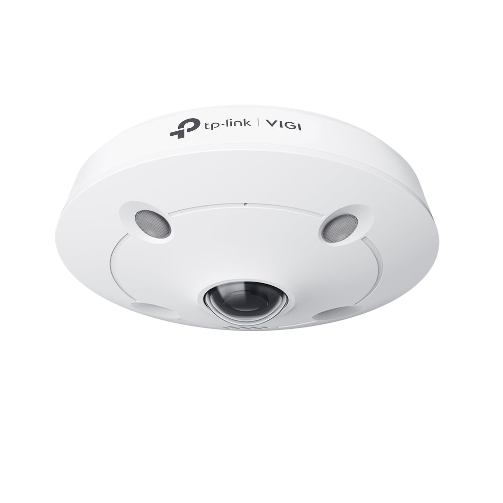 TP-Link VIGI S655I 5MP 360° IR Fisheye Network Camera – Ultra HD Indoor Surveillance Solution with Smart Detection & Audio, IP67/IK10 Rated