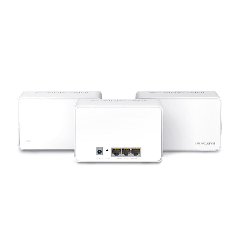 MERCUSYS Halo H80X AX3000 Whole Home Mesh Wi-Fi 6 System | Seamless Coverage up to 7,000 ft² – 3-Pack