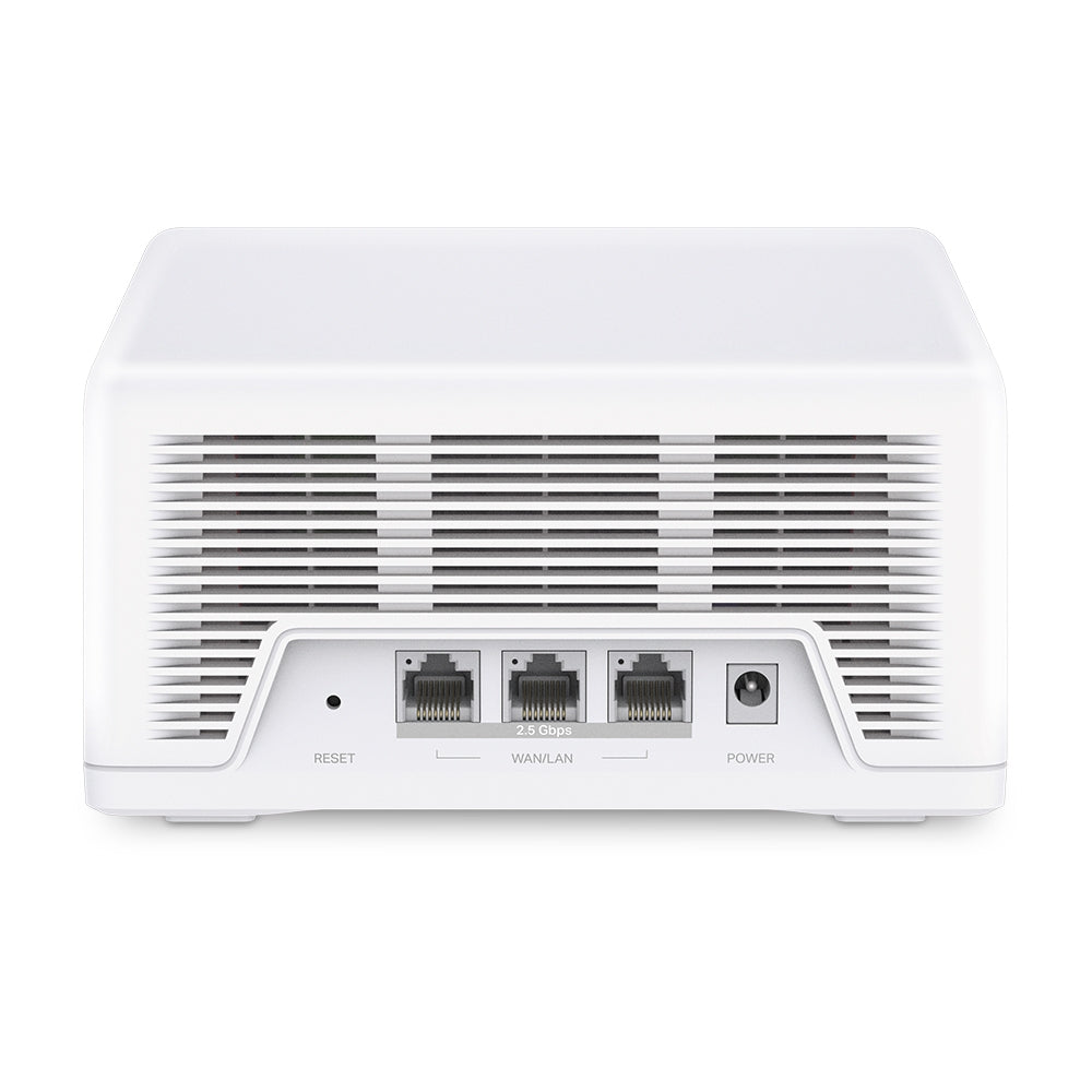 MERCUSYS BE9300 Whole Home Mesh Wi-Fi 7 System | Tri-Band 9.3Gbps Seamless Coverage with 2.5G Ports – 2-Pack