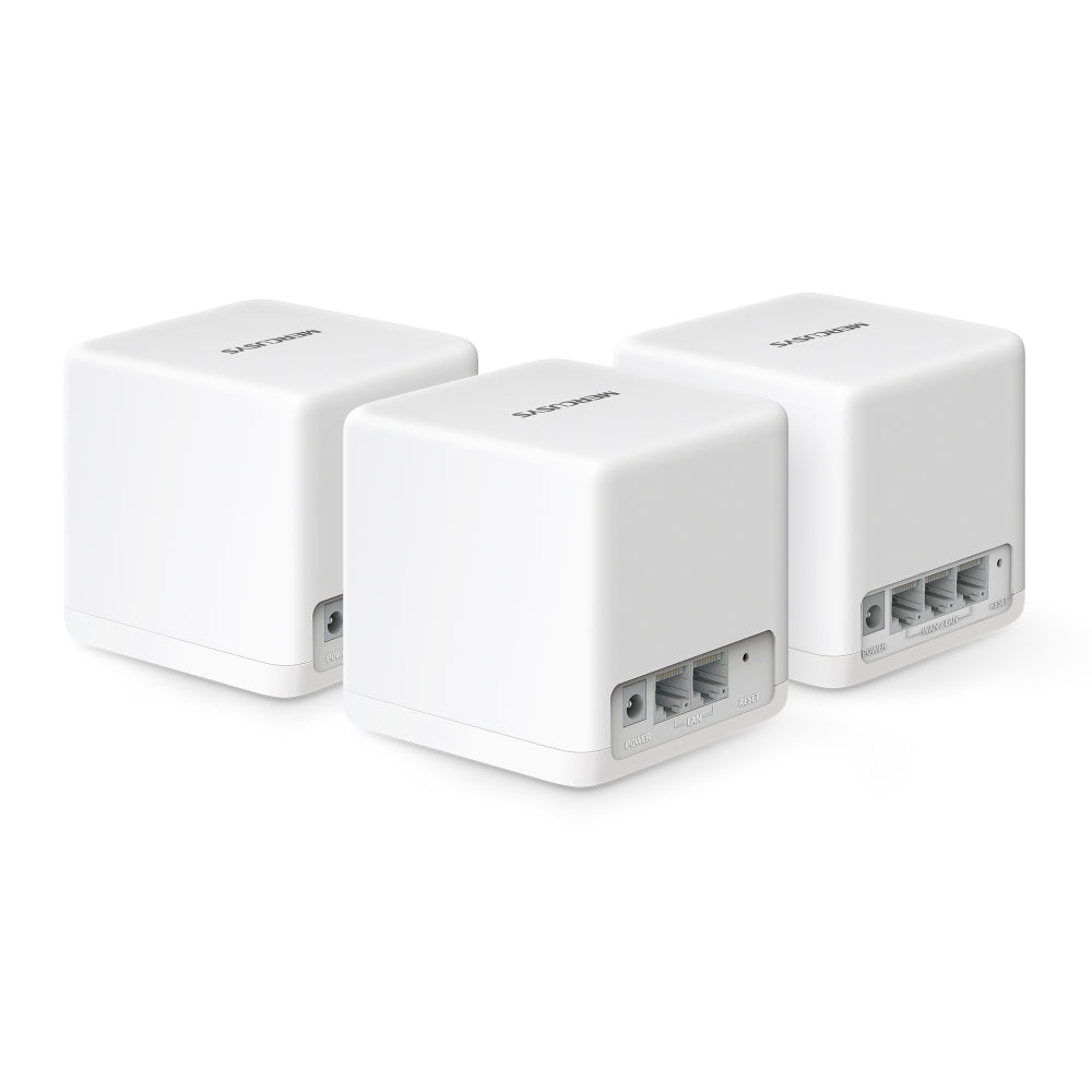 MERCUSYS Halo H60X AX1500 Whole Home Mesh WiFi 6 System – 3-Pack | Dual Band Mesh, Seamless Roaming, Gigabit Ports