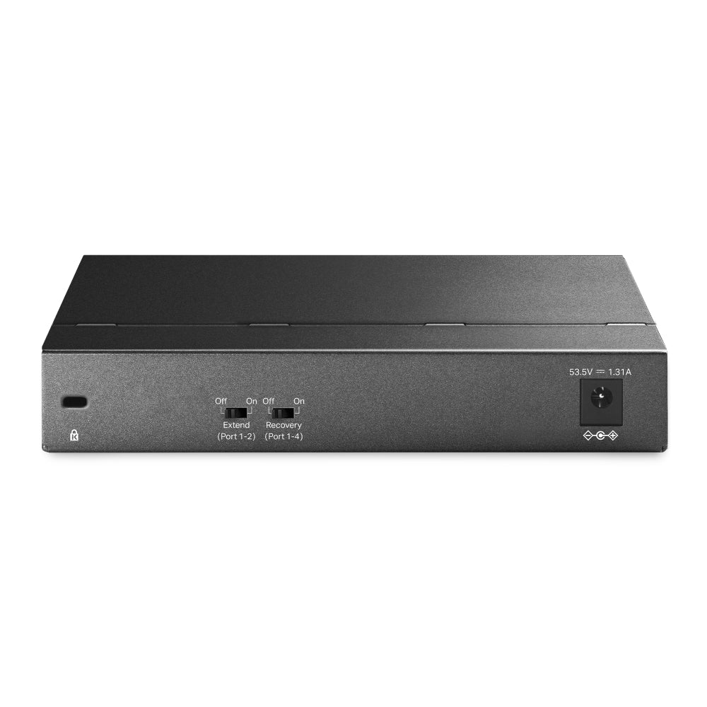 TP-Link TL-SG1006PP 6-Port Gigabit Desktop Switch with 1-Port PoE++ and 3-Port PoE+ | Silent Fanless Design, 64W PoE Budget, Plug & Play