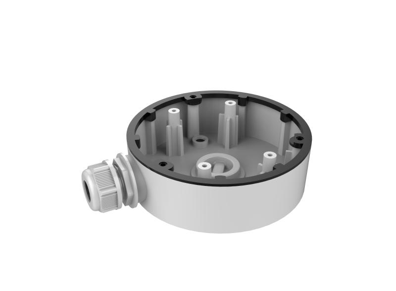 Hikvision DS-1280ZJ-DM46 Junction Box – White Aluminium Alloy Camera Mounting Base