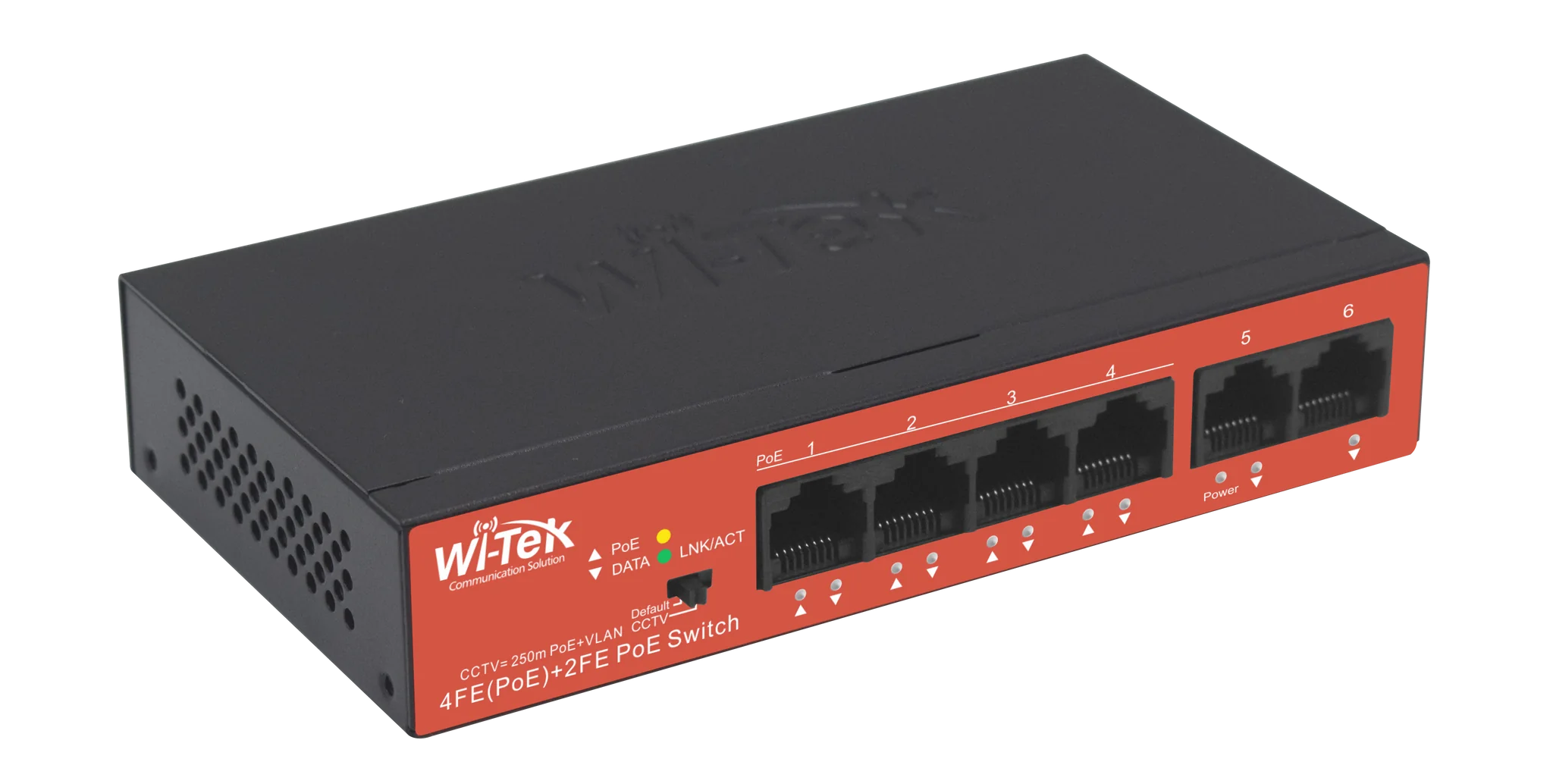 WI-PS205H V2 Wi-Tek Economic 4 Ports PoE Switch