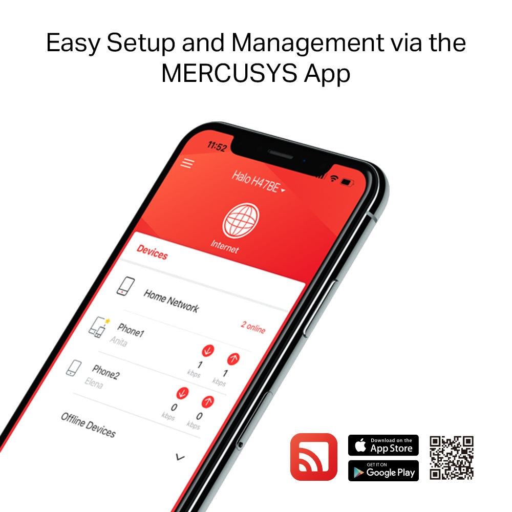 MERCUSYS BE9300 Whole Home Mesh Wi-Fi 7 System | Tri-Band 9.3Gbps Seamless Coverage with 2.5G Ports – 2-Pack
