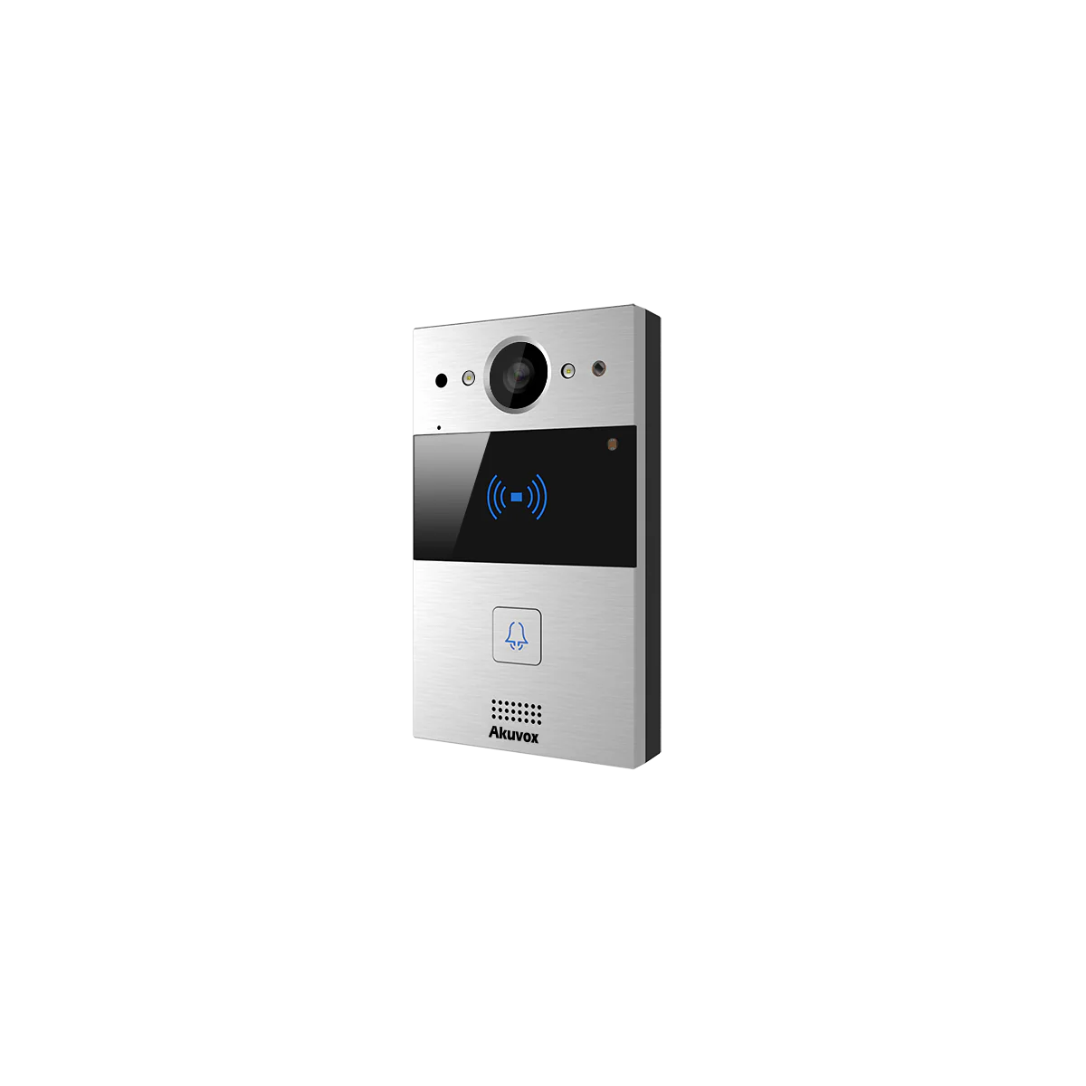 Akuvox R20A-2 2-Wire SIP Video Door Phone | 1-Button Outdoor Station with 2MP Camera, RFID, IP65 – Narrow Space Surface/Flush Mount