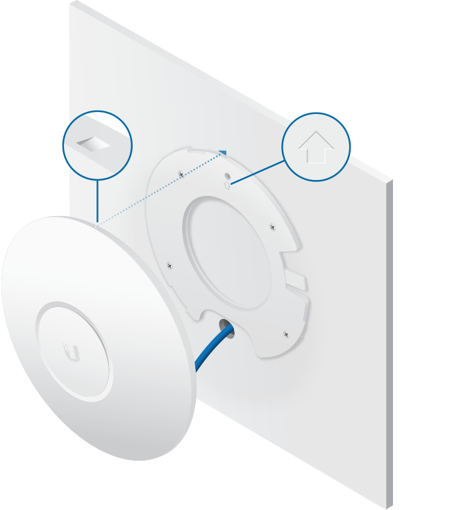 UBIQUITI UAP-AC-PRO INDOOR & OUTDOOR High-Performance Dual-Band WiFi Access Point – WHITE