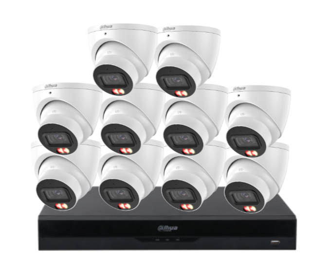 Dahua 16-Camera 6MP CCTV Kit with 16-Channel AI PoE NVR & Dual HDD Support | IPC-HDW3667EM-S-IL-ANZ-TW-1 + NVR4216-16P-AI/ANZ | Premium Smart Surveillance for AU/NZ