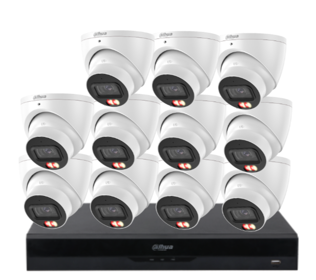 Dahua 16-Camera 6MP CCTV Kit with 16-Channel AI PoE NVR & Dual HDD Support | IPC-HDW3667EM-S-IL-ANZ-TW-1 + NVR4216-16P-AI/ANZ | Premium Smart Surveillance for AU/NZ