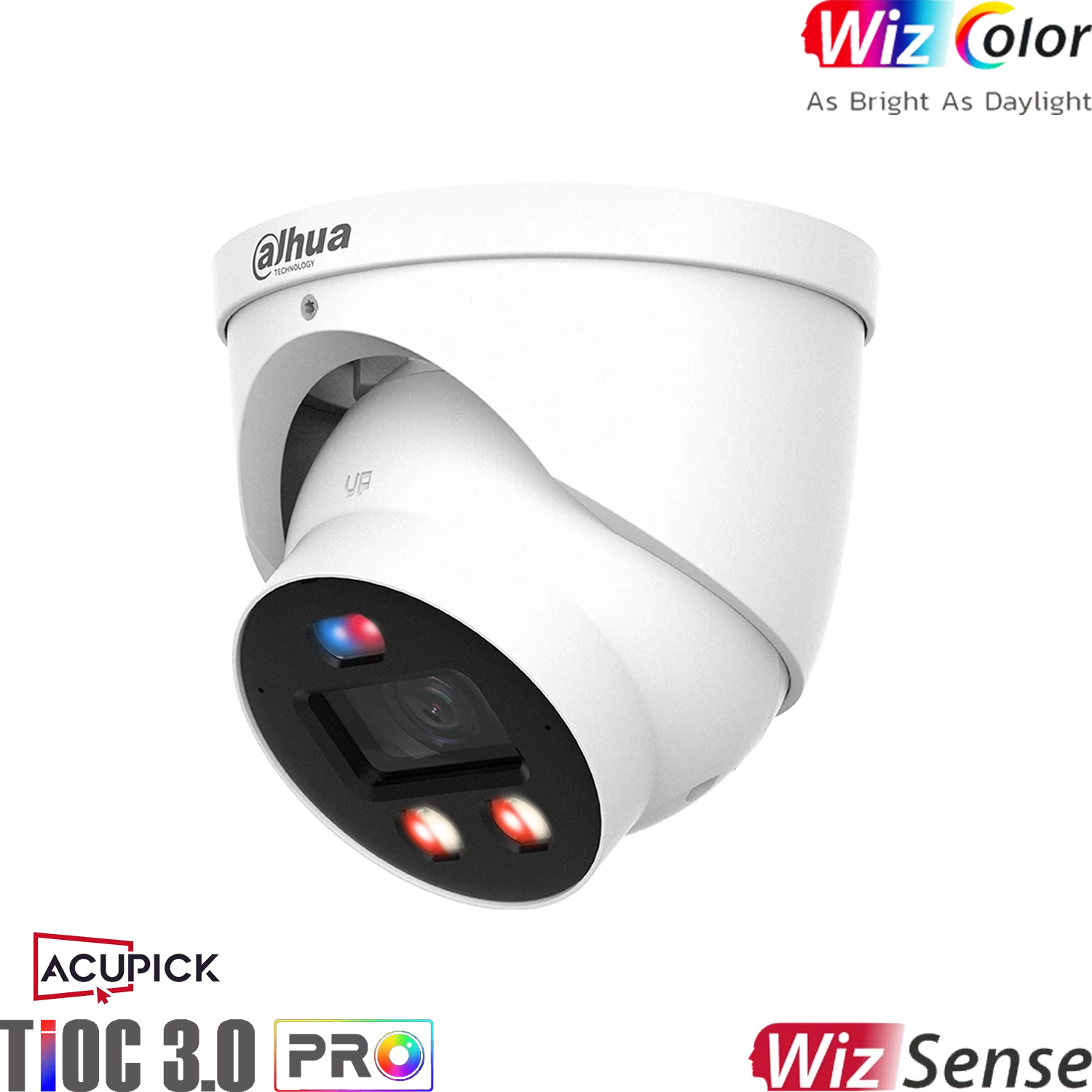 NEW* DAHUA 6MP TIOC ACUPICK DH-IPC-HDW3649H-AS-PV-PRO-ANZ Smart Dual Light Active Deterrence Fixed-Focal Eyeball WizSense Network IP CCTV Camera