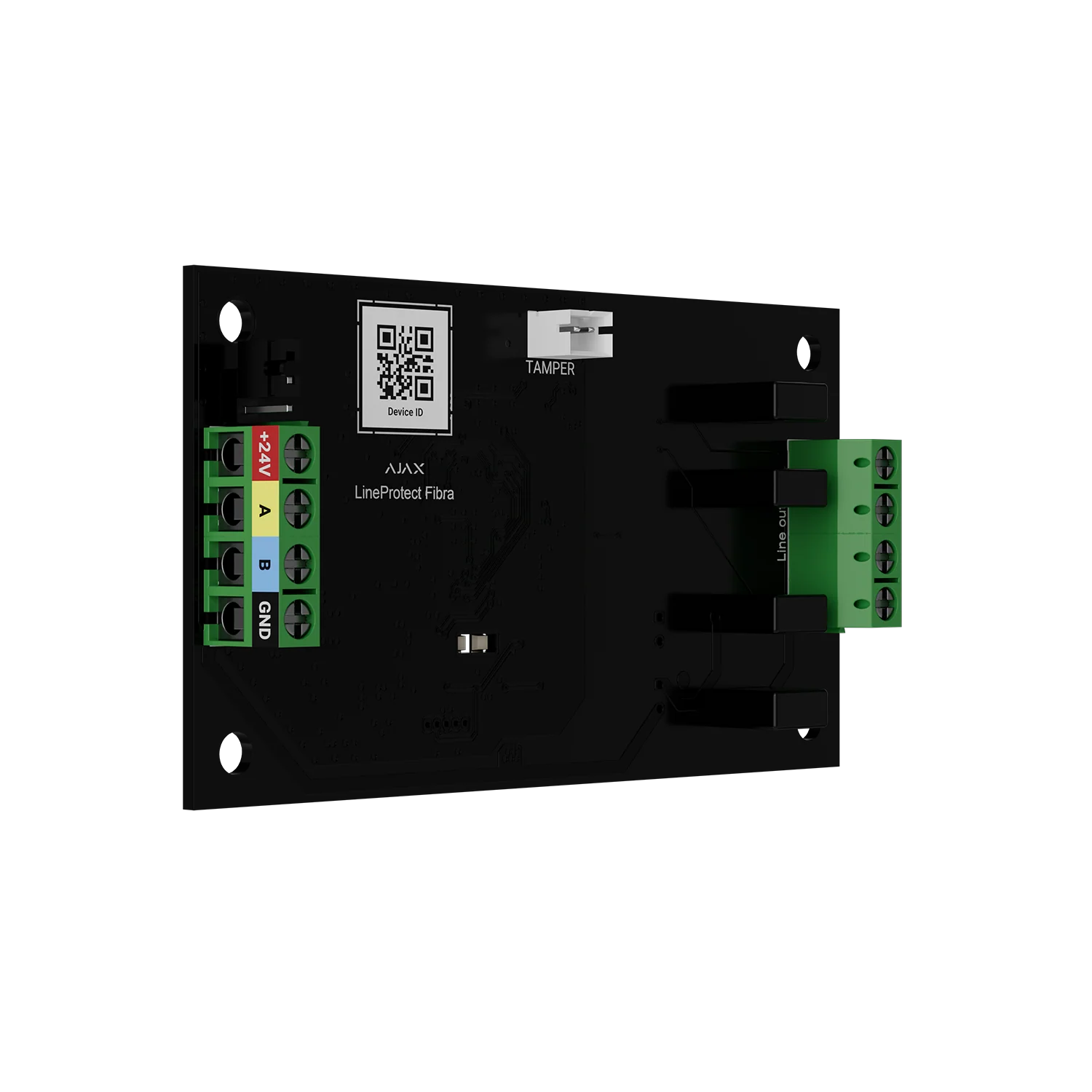 AJAX#61384 Ajax Superior LineProtect Fibra Protection Module| Surge, Overvoltage &amp; Sabotage Protection