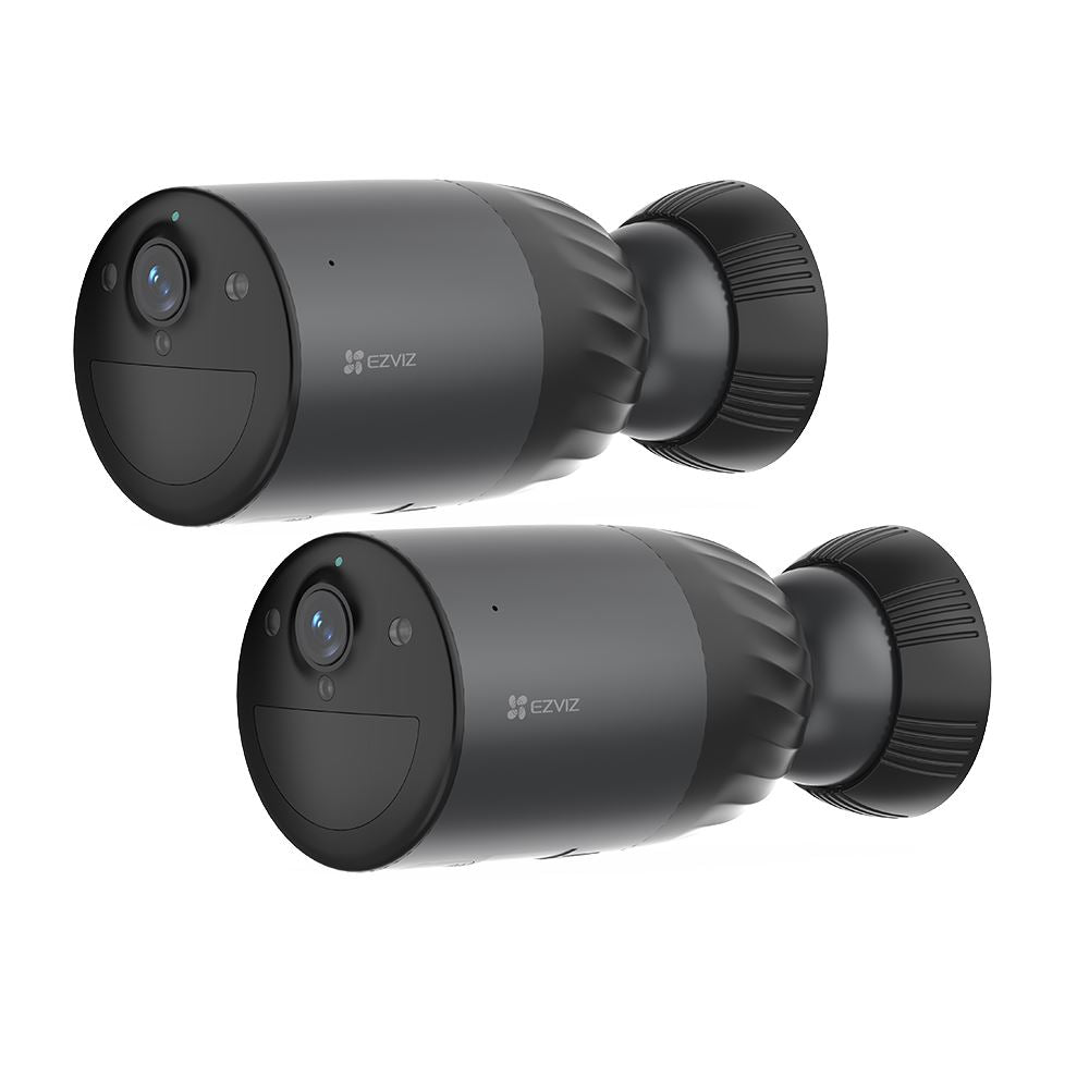 EZVIZ CS‑BC1C PRO 8MP 4K Smart Wireless Security Camera – 2-Pack | Ultra HD, AI Detection, Color Night Vision, IP65 Weatherproof (Buy 1x BC1C 8MP KIT 2PCK GET 1x PBC12 FREE)