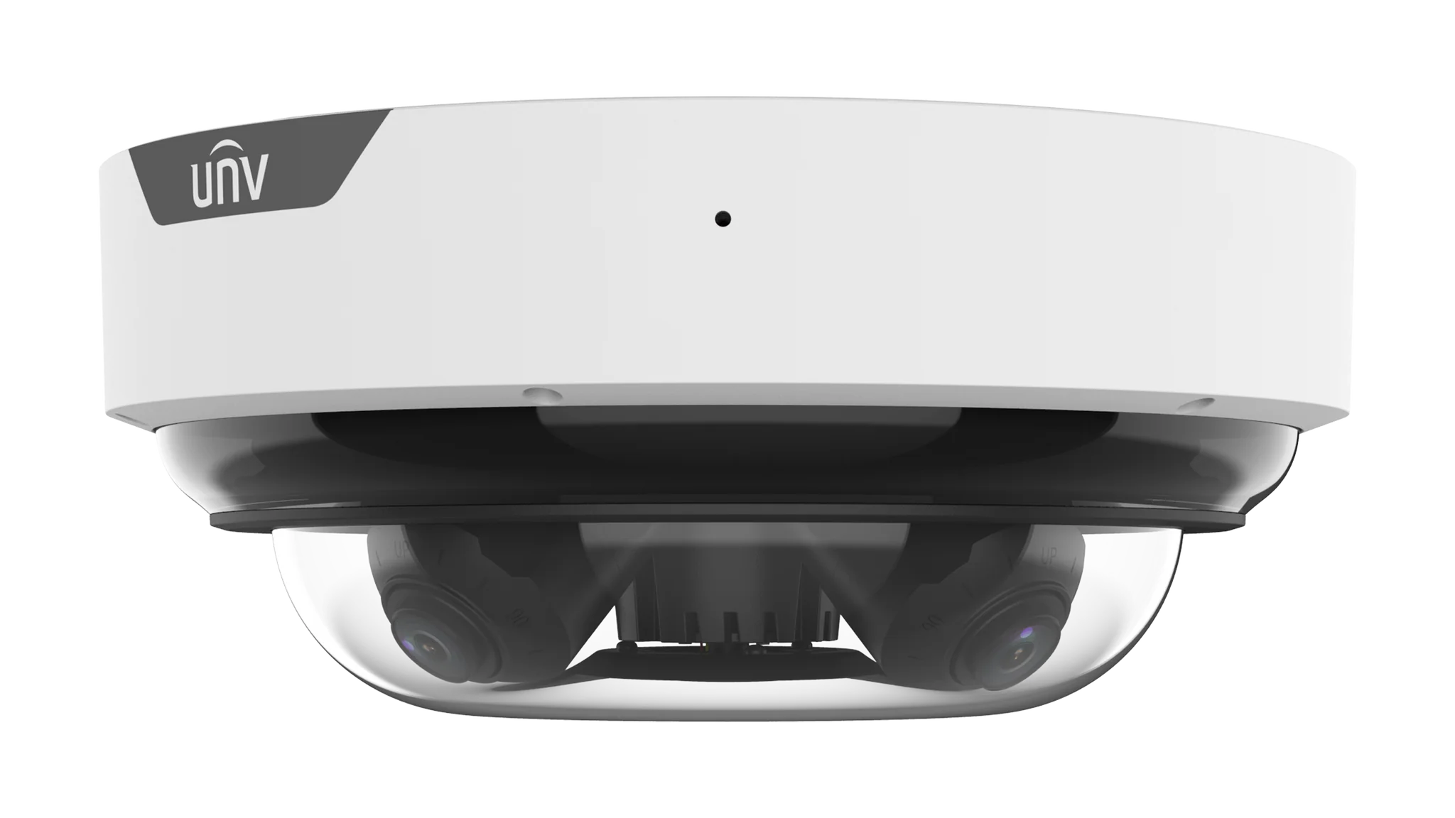 Uniview IPC8645EA-ADZKM-I1 4 x 5MP MultiView Wise-ISP VF IR Dome Network Camera, 20MP Super Startlight IR 4-Directional Panoramic, Pro Series