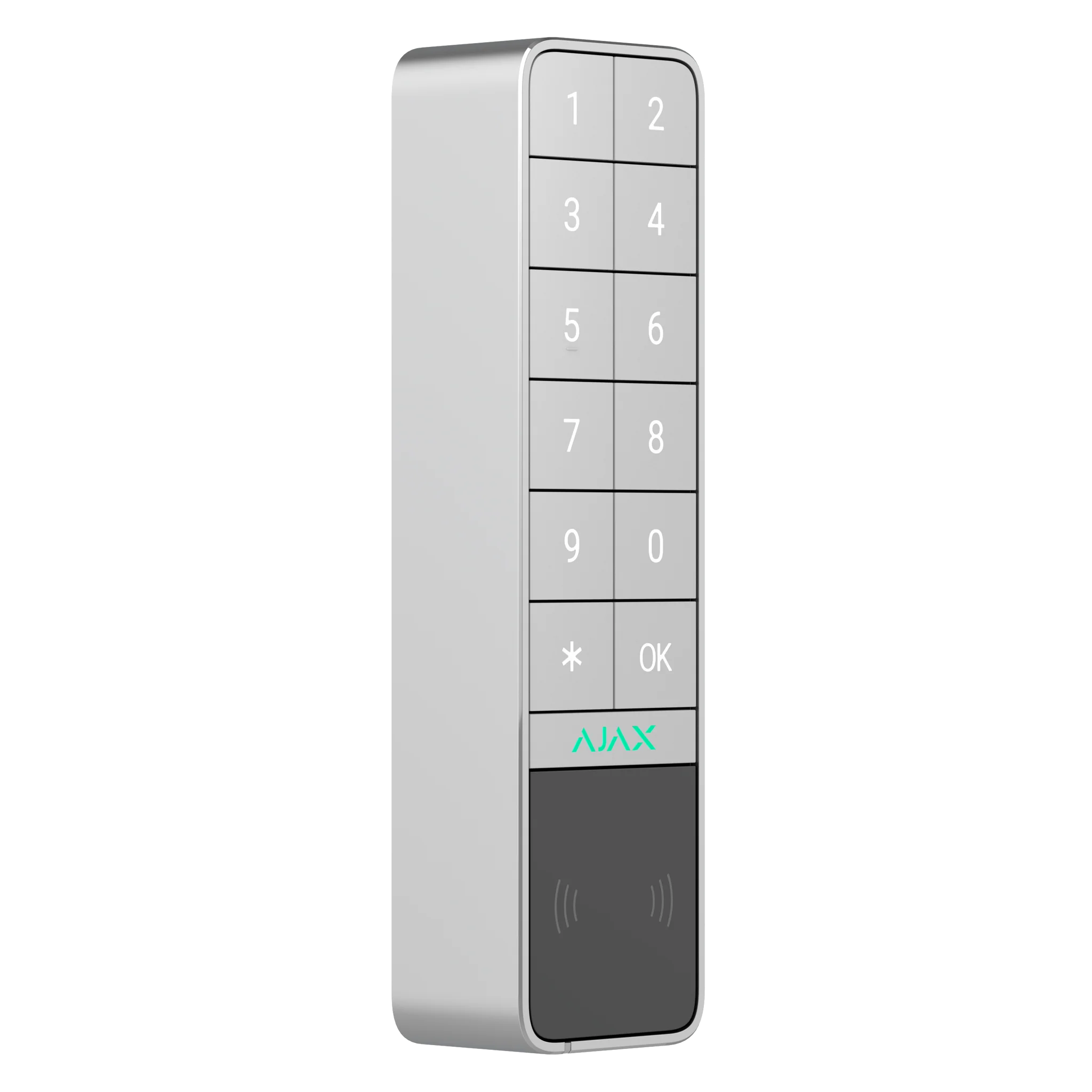 AJAX#99970 – AJAX KeyPad Outdoor Jeweller White Wireless Access Control Keypad - CCTV Importers