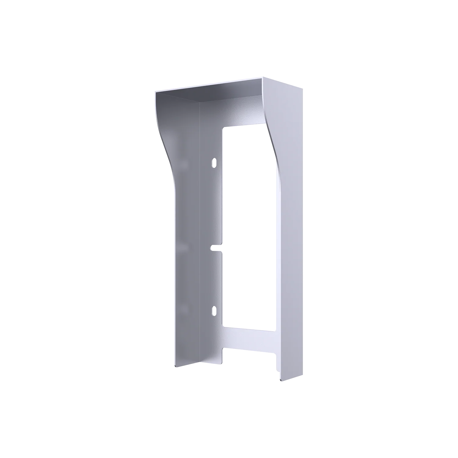 Akuvox R20K/R20B On‑Wall/In-Wall Rain Cover – Silver Steel Surface Mount Rain Hood for Akuvox R20K & R20B Intercom Units