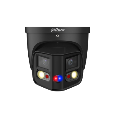 Dahua DH‑IPC‑PDW3849‑A180‑AS‑PV 2×4MP TiOC Duo Splicing 180° Wide‑Angle Eyeball WizSense Network Camera (IP67, Smart Dual Light, EPTZ)