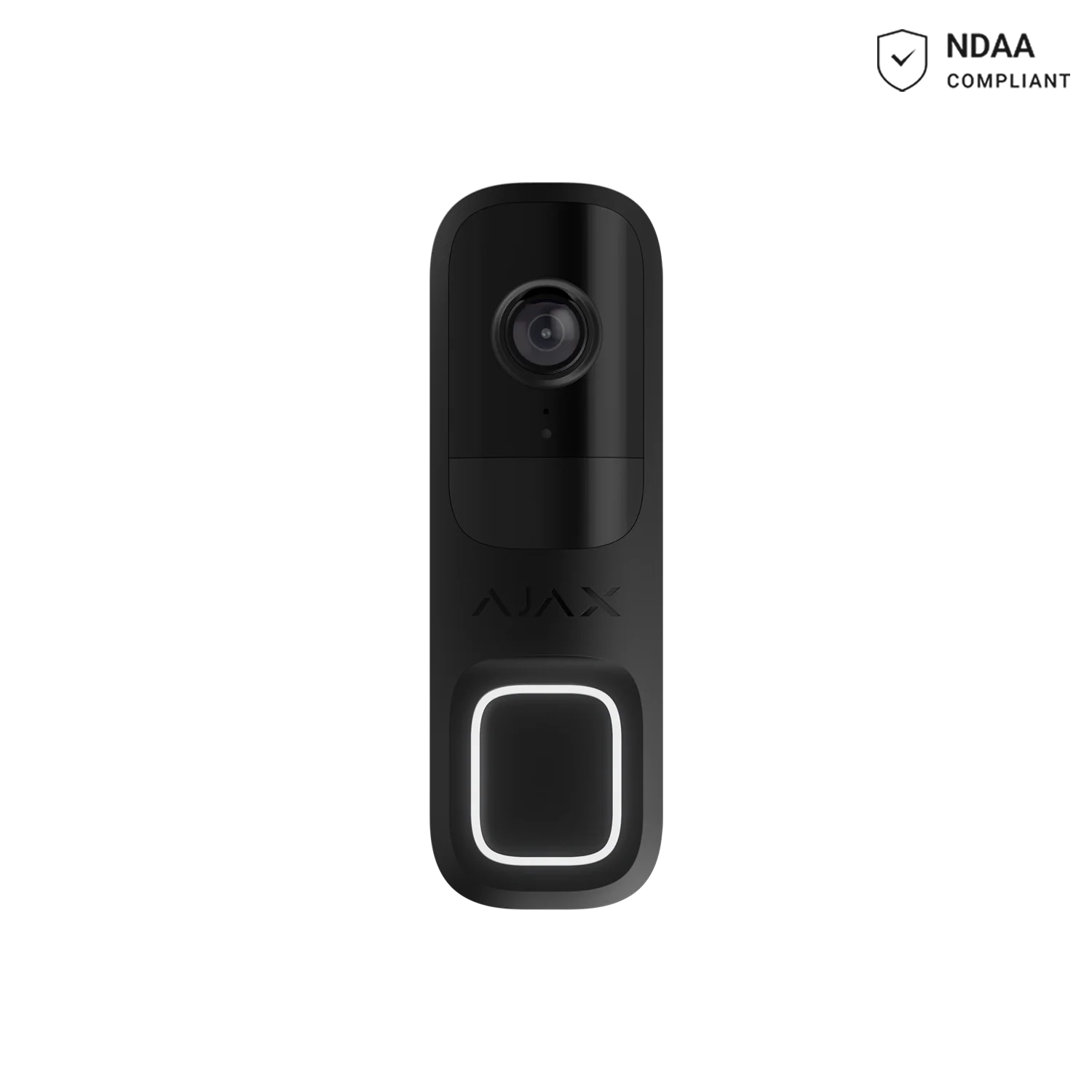 AJAX#116897 Ajax DoorBell Smart Video Doorbell with AI Detection – White / Grey / Graphite / Black
