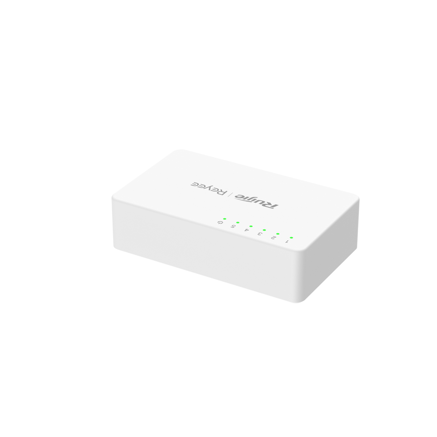 RG-ES05F 5-Port 10/100 Mbps Unmanaged Non-PoE Switch – Fanless, Metal/Plastic Casing, Home & Small Office Network