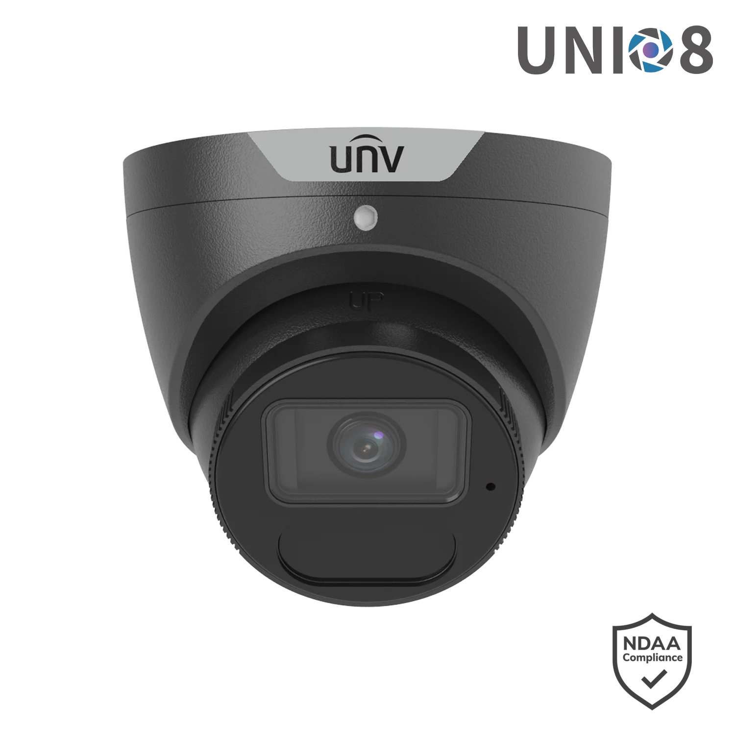 Uniview IPC3618SS‑ADF28K‑I1 8MP LightHunter Fixed IR Turret Network Camera – 4K Ultra HD, 40 m Smart IR, Intelligent Perimeter & Crowd Monitoring, PRIME Series, UNI *