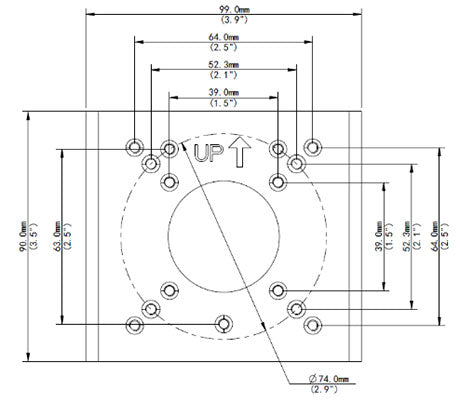 Uniview TR-UP06-B-IN Pole Mount Adapter SUITS BULLET PTZ/ BULLET/ SPEED DOME PTZ/ OMNIVIEW/ POS, SUITS 67-127 (MM) POLE 0.2 KG