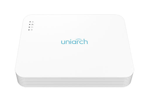 Uniarch U-NVR-108LX-P8 8 channel 8MP H.265 NVR with PoE Switch