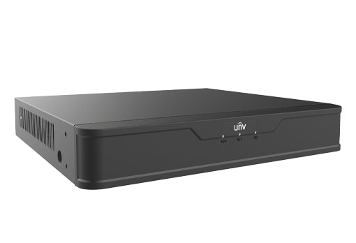 Uniview EASY 8-Channel NVR NVR501-08B-P8 with 8 PoE Ports, 4K Resolution, 80Mbps Input, 1x SATA HDD Slot up to 8TB