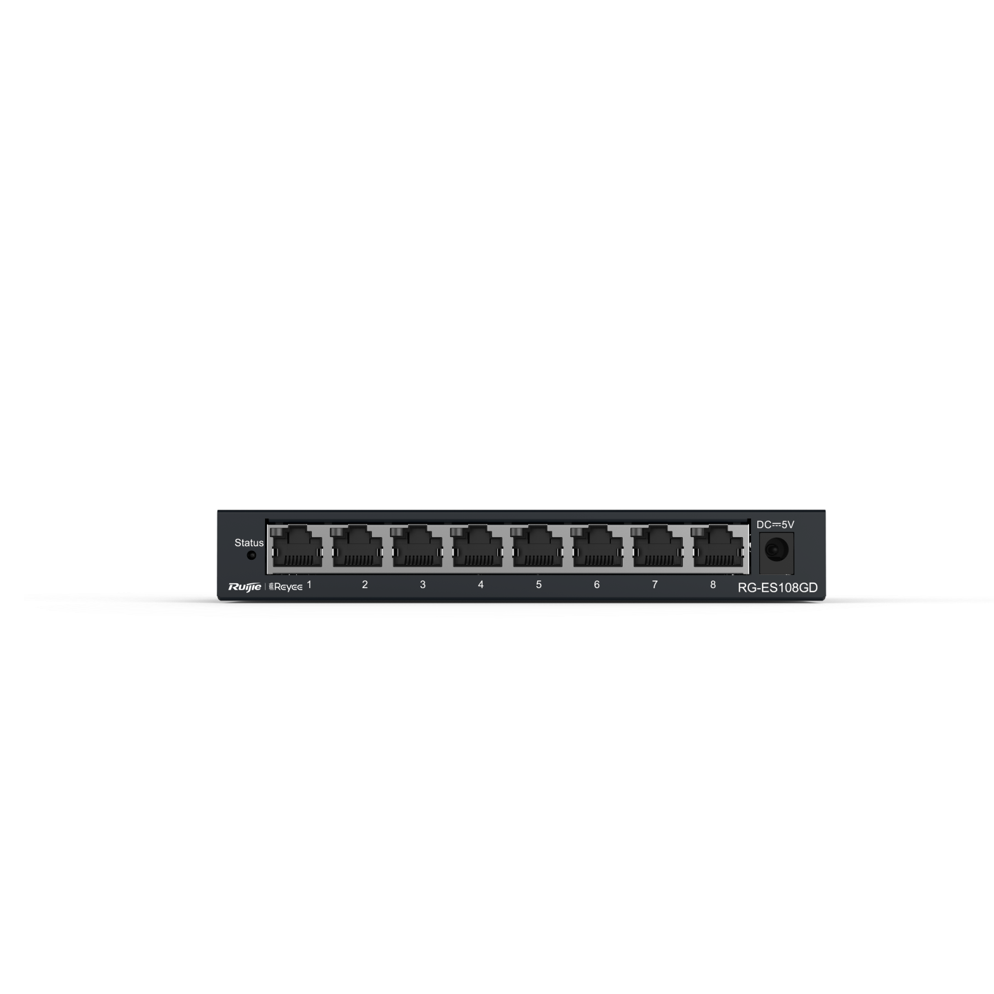 RG-ES108GD 8-Port 10/100/1000 Mbps Unmanaged Non-PoE Switch – Gigabit, Fanless, High-Performance Home & Small Office Networking