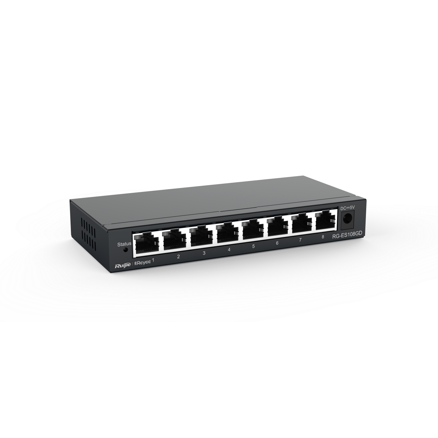 Ruijie RG-ES105GD, 8-port 10/100/1000Mbps Unmanaged Non-PoE Switch