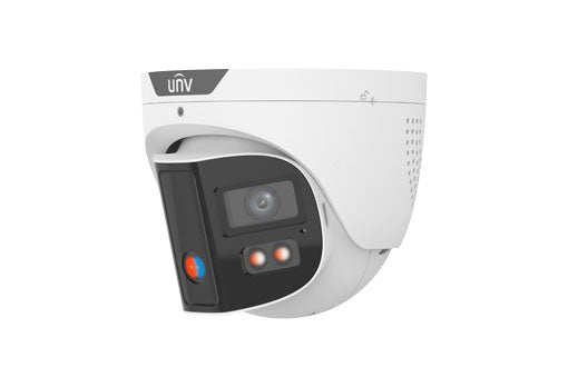 Uniview PRIME-III (IPC3K28SE-ADF28KMC-DL-I0) 8MP/4K Dual Lens 180 degree IP Camera with AI People Counting, ColorHunter, 130dB WDR, 30m IR+Warm LED