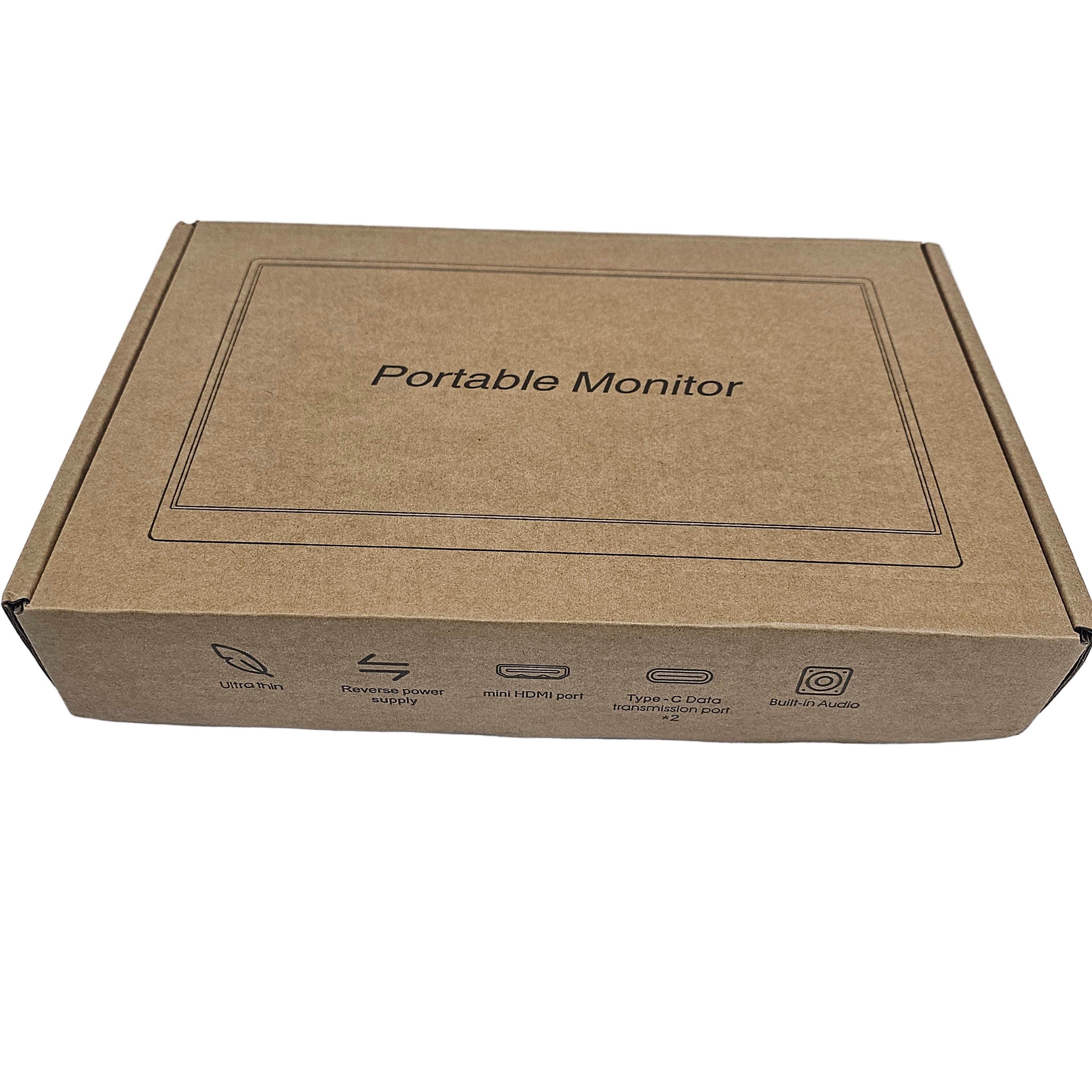 10.5″ Portable Monitor 1920×1280 HDR, 15:10 Aspect Ratio, IPS Panel, Low Blue Light, Mini‑HDMI + Dual USB‑C 3.1 – Ideal for CCTV, Smartphone, PC & Laptop Extension (Model A105W01)
