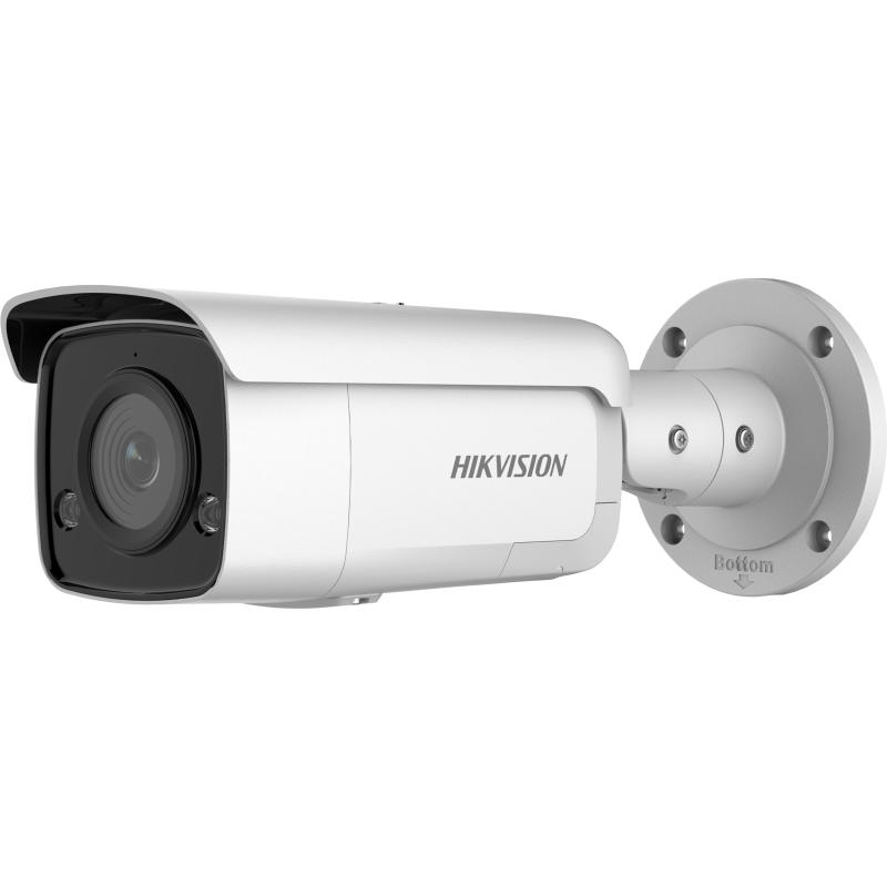 Hikvision DS-2CD2T66G2-ISU/SL 6MP AcuSense Fixed Bullet Network Camera with Strobe Light & Audio Alarm | DarkFighter, IP67, H.265+ 2.8mm