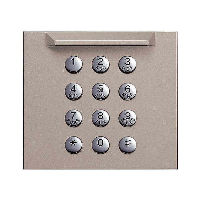 AIPHONE GF-10KP GT Series, Digital keypad panel, Front cover panel to