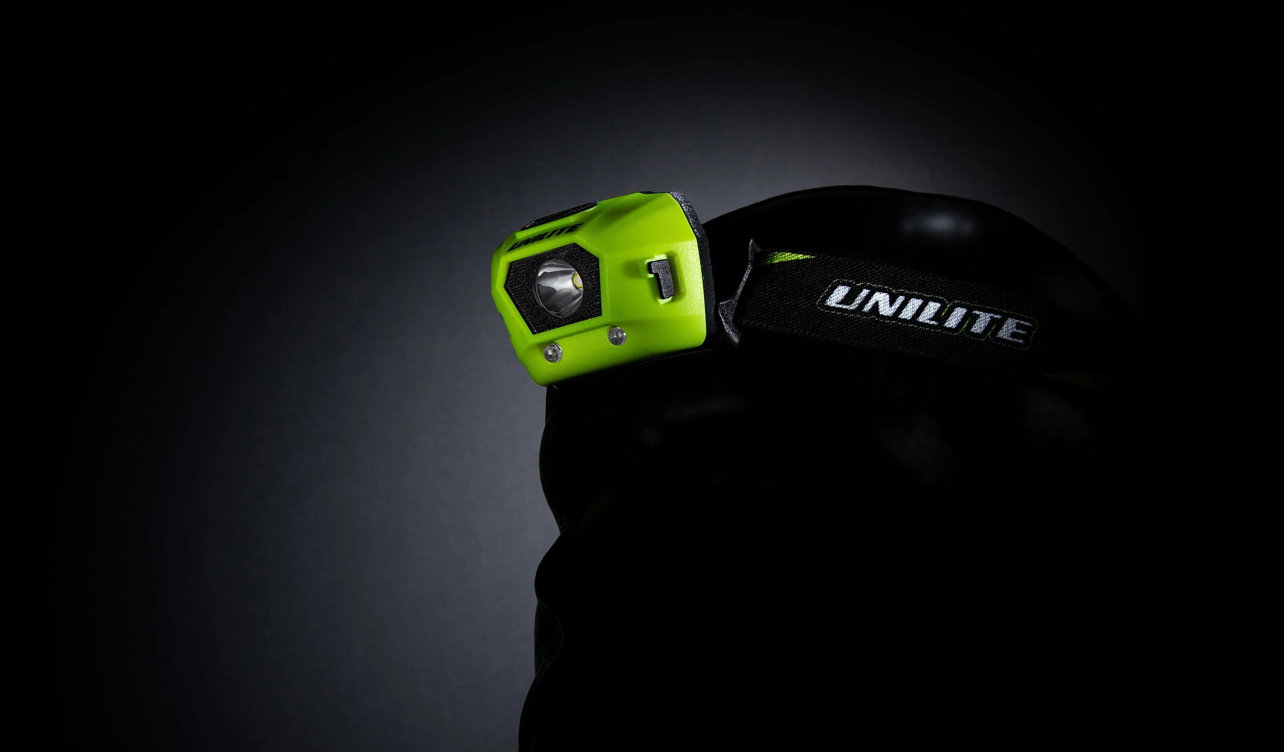 UNILITE HL-4R Rechargeable LED Head Torch – 275 Lumens, Red Night Vision LEDs, Adjustable Silicone Headband, USB-C Charging, Lightweight, Helmet Mount Included