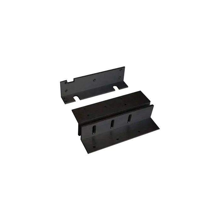 LOX AMZB4-BLK L & Z Black Bracket for EM3500M-BLK – Adjustable Mounting Solution for Inward-Opening Doors