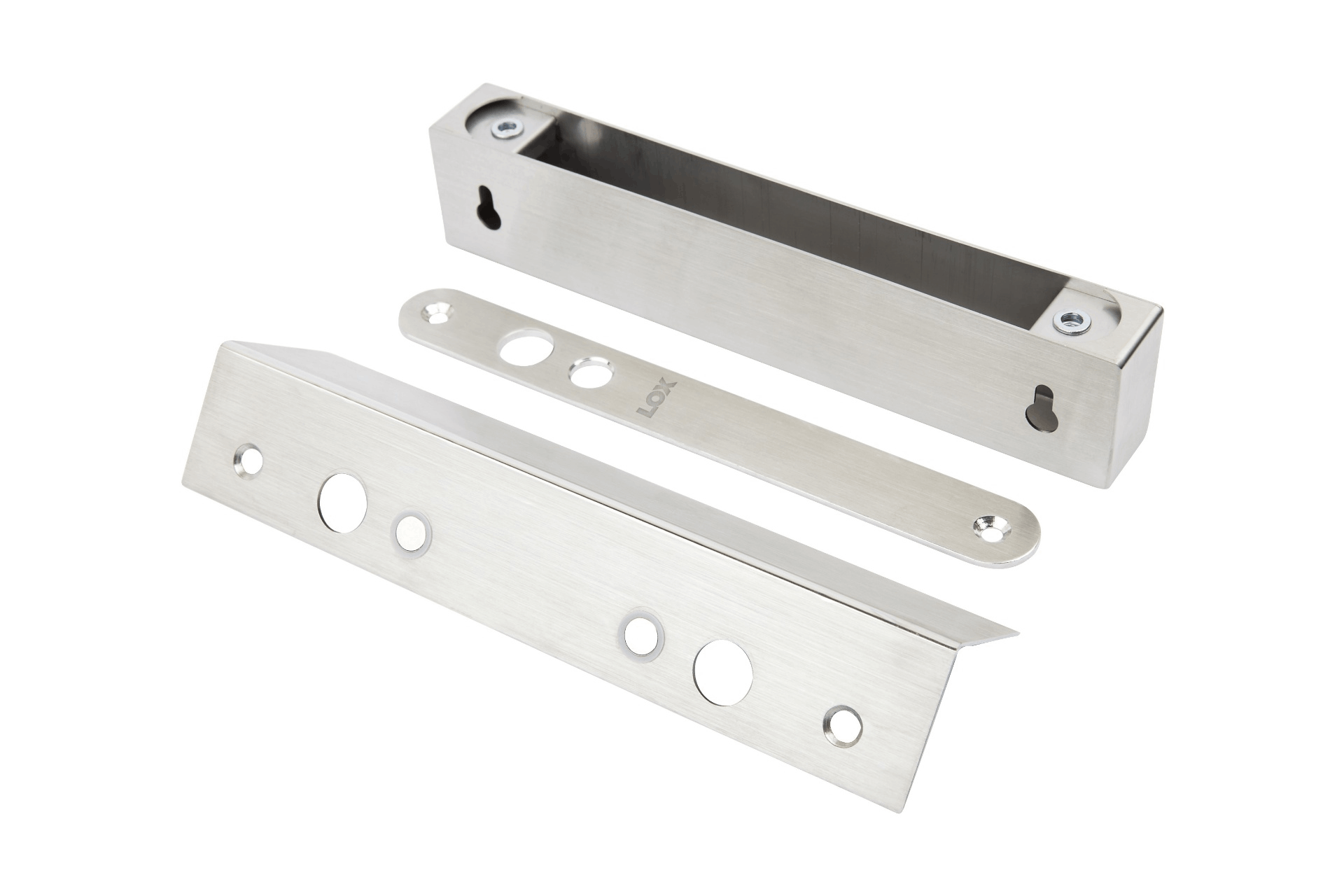 LOX DB1260BOX | Surface Mount Box with Dress Plate for LOX DB1260 Series Electric Drop Bolts – Manufacturer’s Warranty Applied