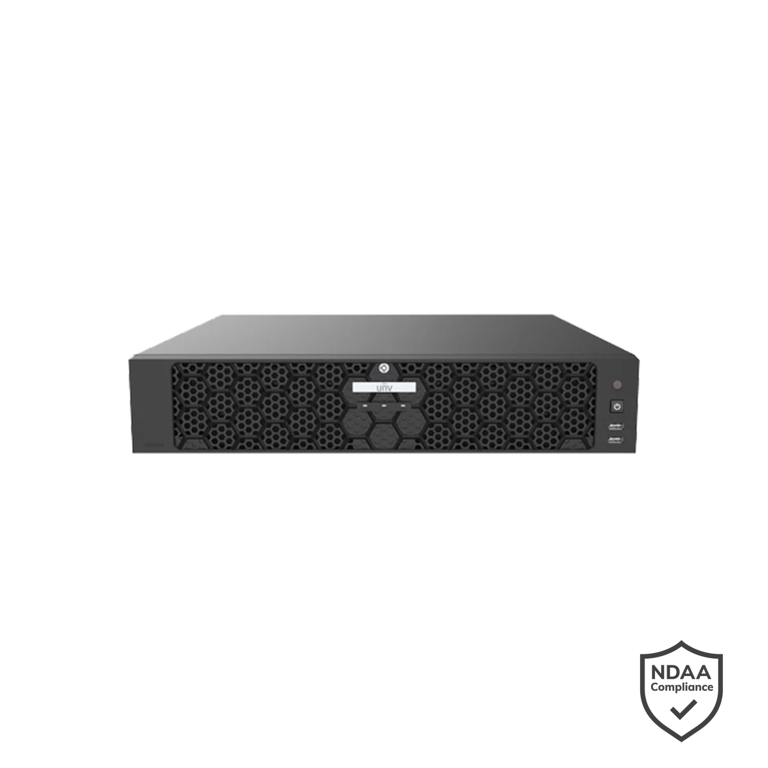 Uniview NVR508-64E-IQ 64 Channel Network Video Recorder 32MP 4K Ultra265 | Dual HDMI & VGA | 8×SATA up to 16TB Each | No HDD