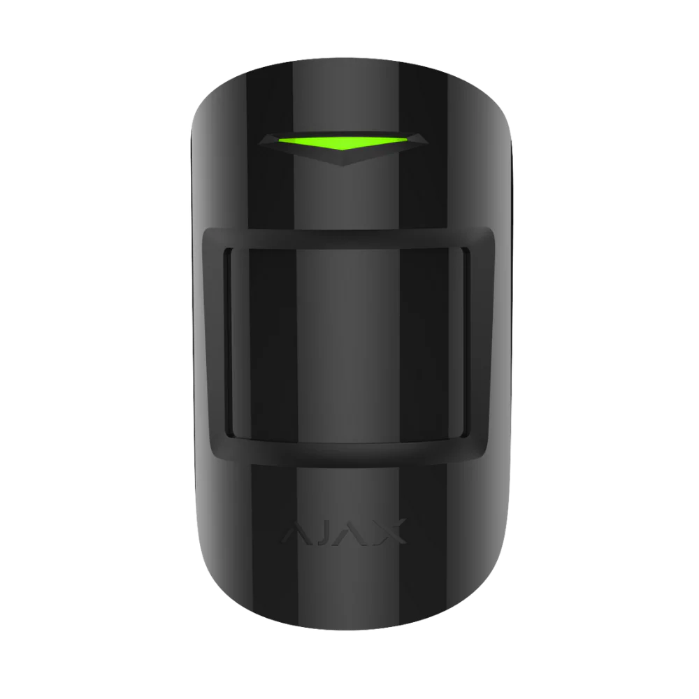 Ajax MotionProtect Jeweller wireless PIR motion detector in white and black for indoor security, alarm part from AJAX.