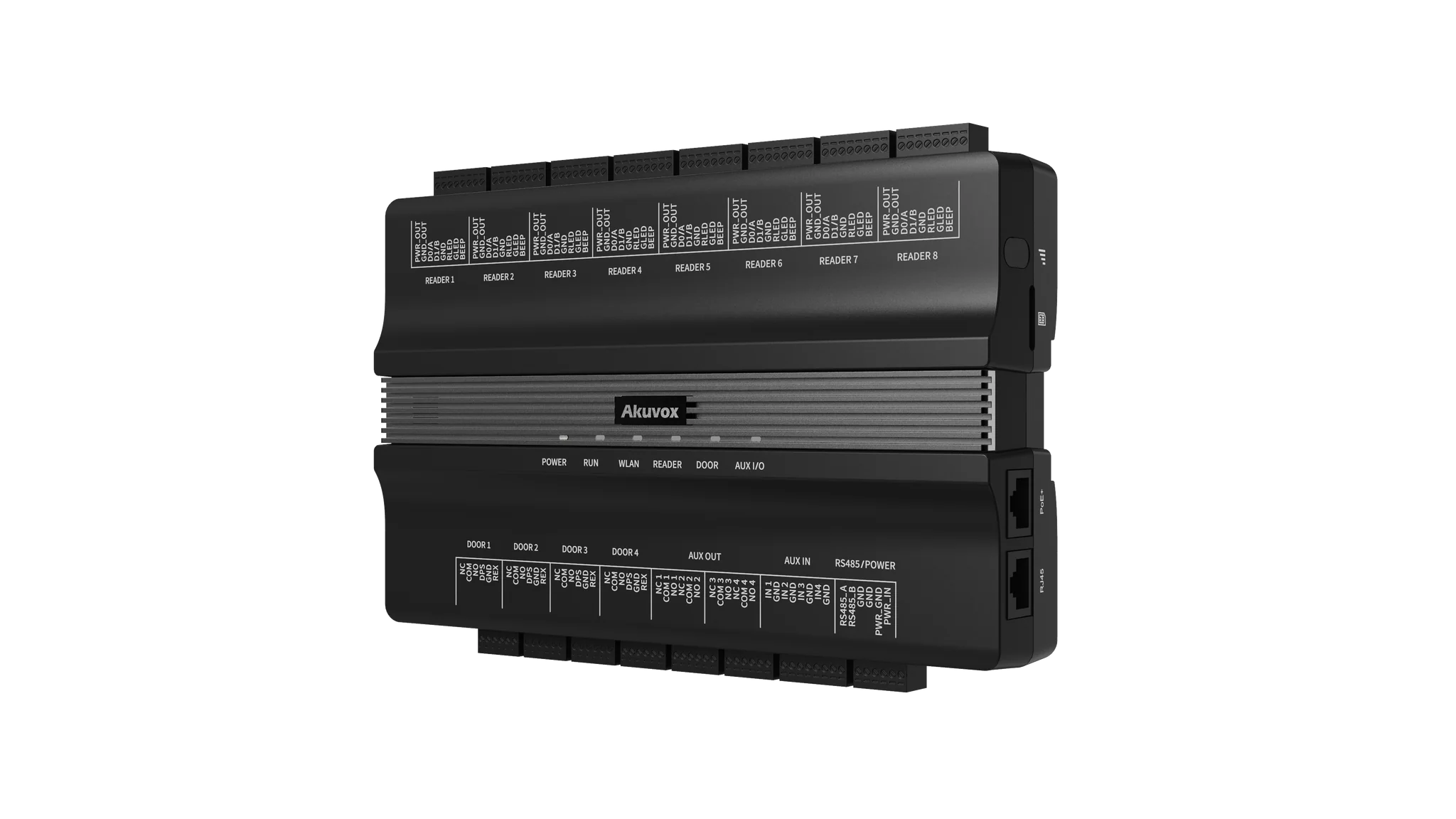 Akuvox A095 Smart & Secure 4-Door Access Control Panel – Intelligent IP-Based Centralised Door Controller